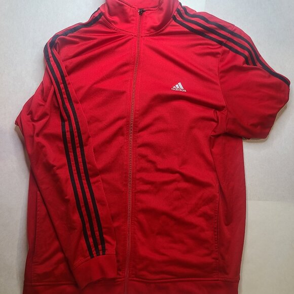 Adidas Men’s Jacket – Size 2XL, Red - Picture 1 of 5